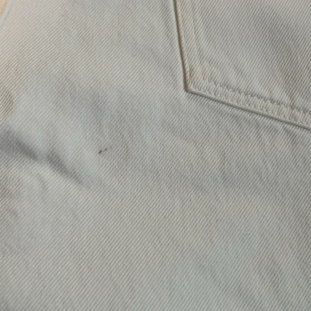 Madewell Baggy Straight White Jeans - Picture 7 of 8